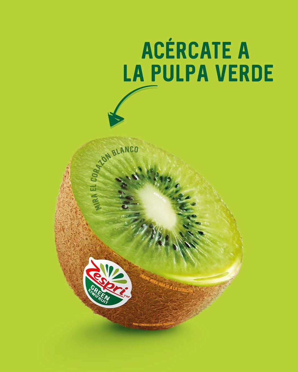 Comparte con tus amigos que aún no saben lo deliciosos que están los kiwis Zespri. 😋 ✨