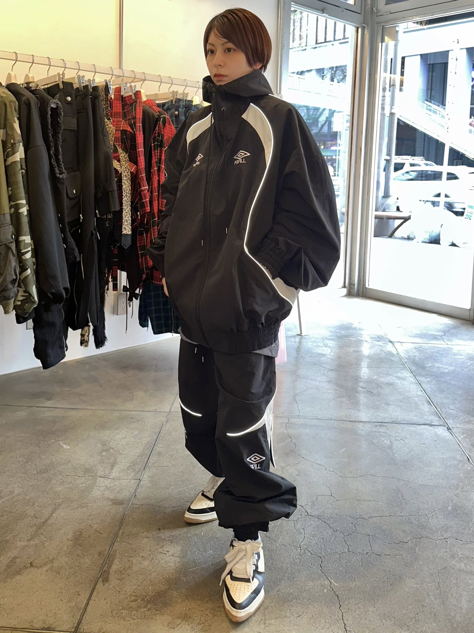 パンツ KIDILL 25ss UMBRO BUNNY TRACK PANTS KIDILL】BUNNY TRACK PANTS UMBRO COLLABORATION TA | AYIN