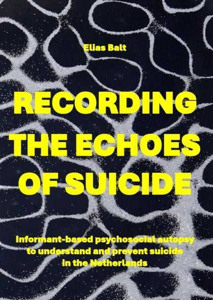 Friday the 28th at 11:45am, Elias Balt will defend his PhD thesis 'Recording the Echoes of Suicide: Informant-based psychosocial autopsy to understand and prevent suicide in the Netherlands' in the VU aula. A livestream is available here: youtube.com/c/VUBeadlesOff…
