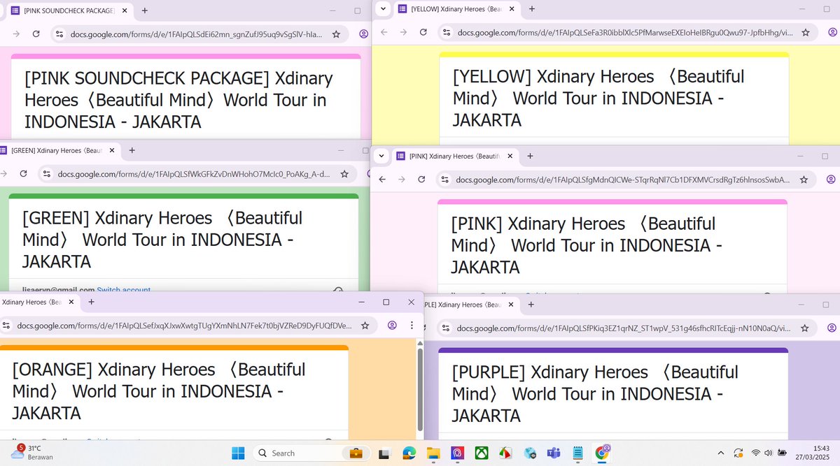 terpantau udah mau 3 jam gform dibuka, masih open semua😂biasanya tuh package 5menit jg udah close....

inilah dia "penjahat" baik kita. memberantas sistem budak membership kuning. rispekkkk king mahkotamu ambil di dc cakung🫂🫂🫂🫂
villains ina deserves konser 5x dalam setahun