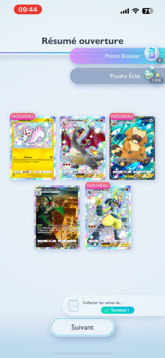 MrHikow's tweet photo. Et c’est le god pack !! #PokemonTCGPocket https://t.co/gwByfIuIR2