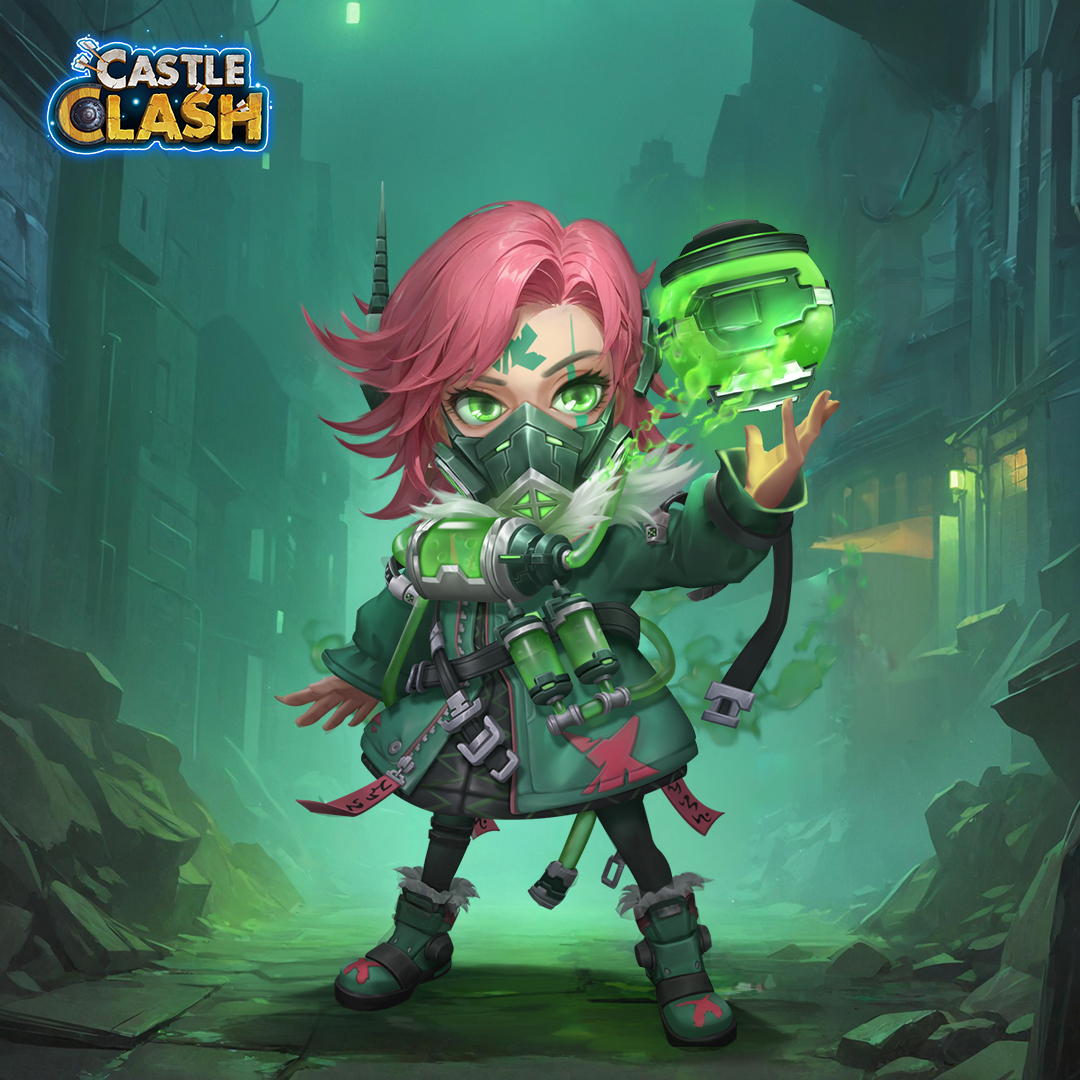 Potent venom need not always come from fangs. Fear not the toxin itself, but the one who isn't afraid to use it.

Featuring Luminah's &lt;Toxins Handler&gt; skin!

#castleclash