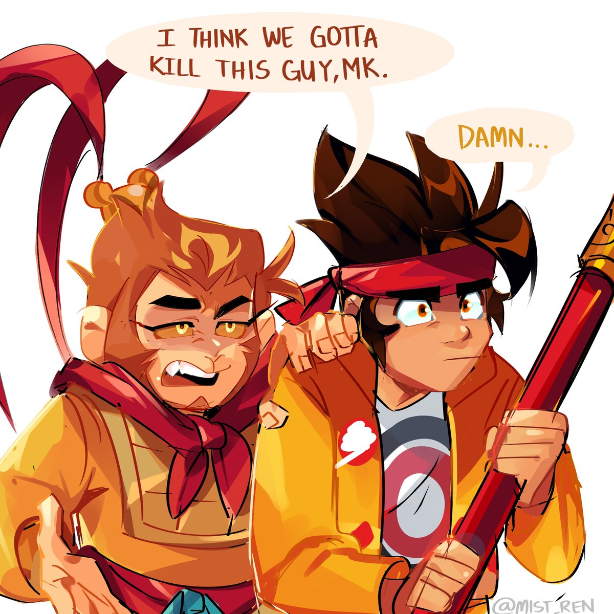 ☀️: I think we gotta kill Azure, MK.
✨: Damn...

[ #LMKsunburstduo #LEGOMonkieKid ]