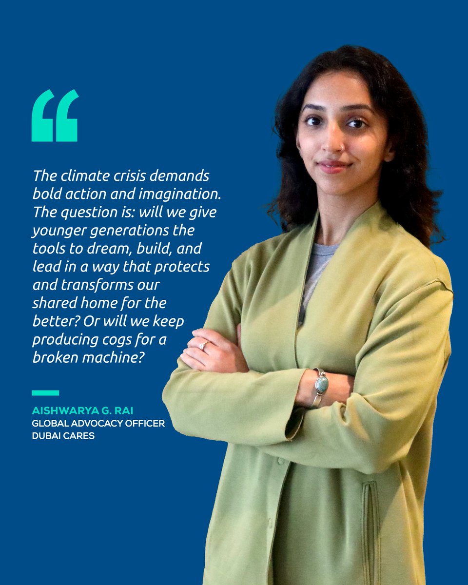 Climate change isn’t just a topic in textbooks—it’s a reality shaping our world. In her op-ed, our colleague Aishwarya G. Rai, Global Advocacy Officer, explores how education can be a powerful tool for climate action, equipping future generations with the skills, mindset, and