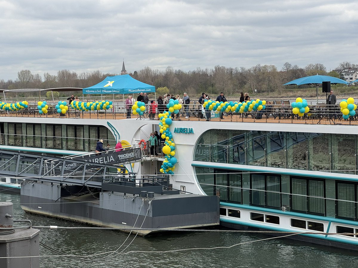 Christening ceremony in Bonn yesterday! RNM new-building Aurelia.