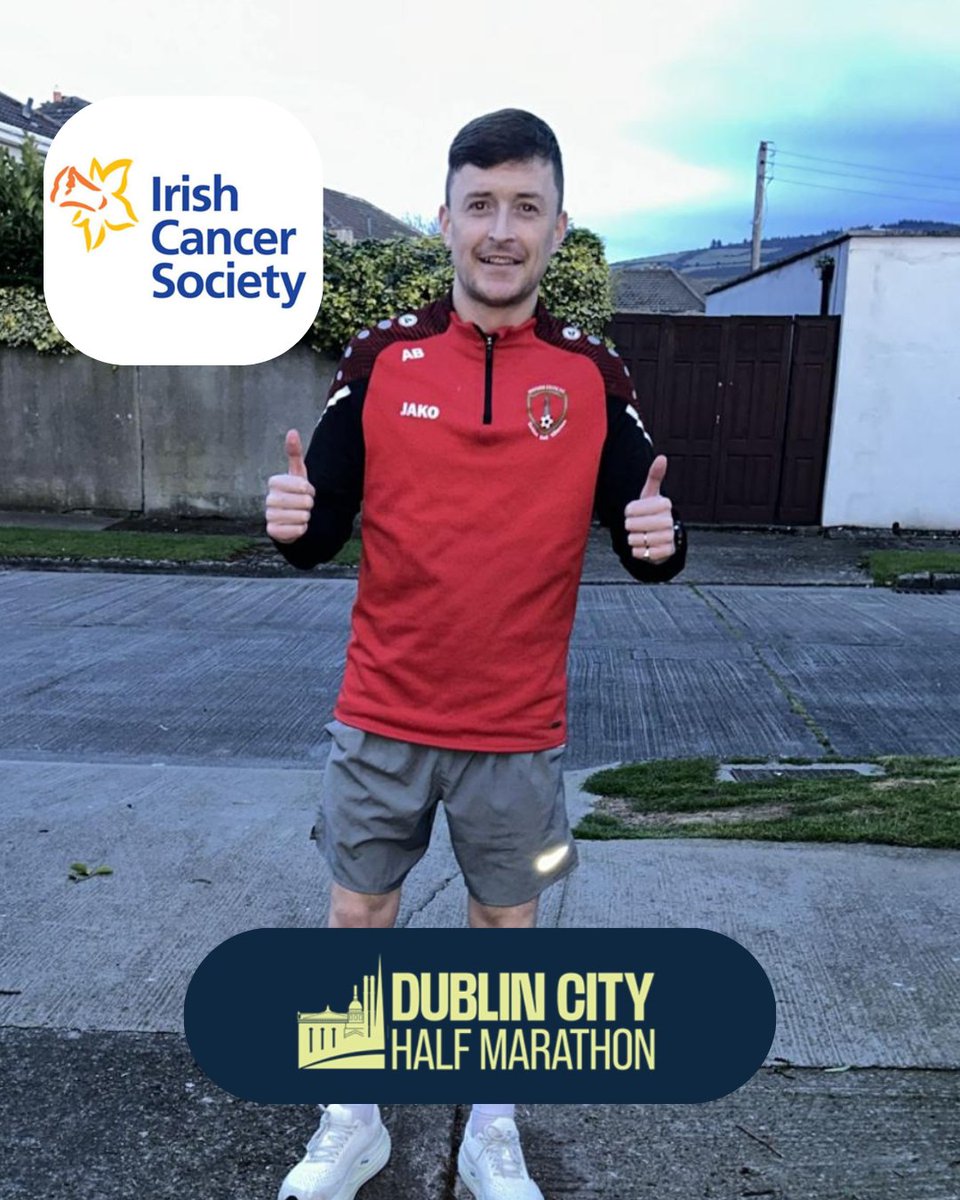 waysideceltic's tweet photo. Best of luck to Third Team Coach Adam Byrne this weekend as he takes on the inaugural Dublin City Half Marathon.

Adam is running to raise money to support the Irish Cancer Society

Best of luck from all at Wayside, Adam!

https://t.co/uBRzlPaK8X https://t.co/E30KkMMCnZ