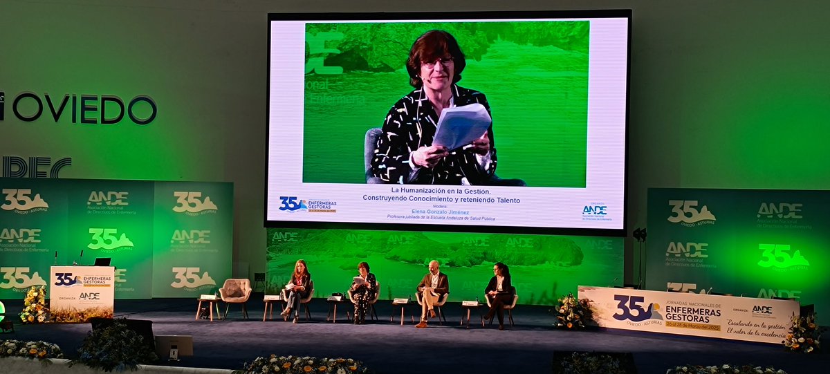En el segon dia de la jornada <a href="/ANDEorg/">ANDE Directivos Enfermería</a> #35ande comencem amb presentacions orals de gran qualitat i continuen amb la taula d'humanització de la #gestió