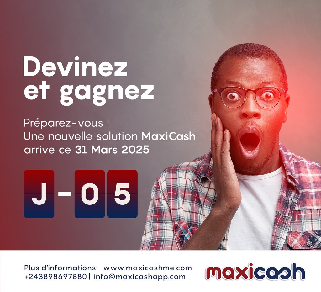 🚨 J-5 ! DEVINE &amp; GAGNE ! 💥
Une nouvelle solution MaxiCash arrive le 31 mars et va tout changer !

Un indice :
👉 En un clic, plusieurs paiements !
👉 Dis juste “Bonjour” et tout démarre ! 👋

🎁 Trouve son nom et gagne un smartphone ou des goodies !
📲 Réponds en commentaire !