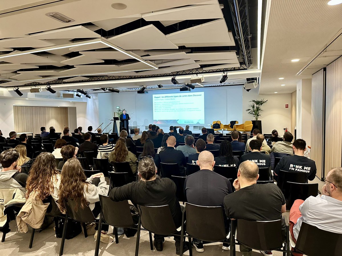 C’est parti pour le grand salon du Search Marketing à #Marseille au <a href="/WTCMarseille/">WorldTradeCenter MRS</a> avec un focus sur #Discover avec <a href="/Cariboo_seo/">Philippe YONNET ⭕</a> en introduction !!! #fepsem #seocamp #seo