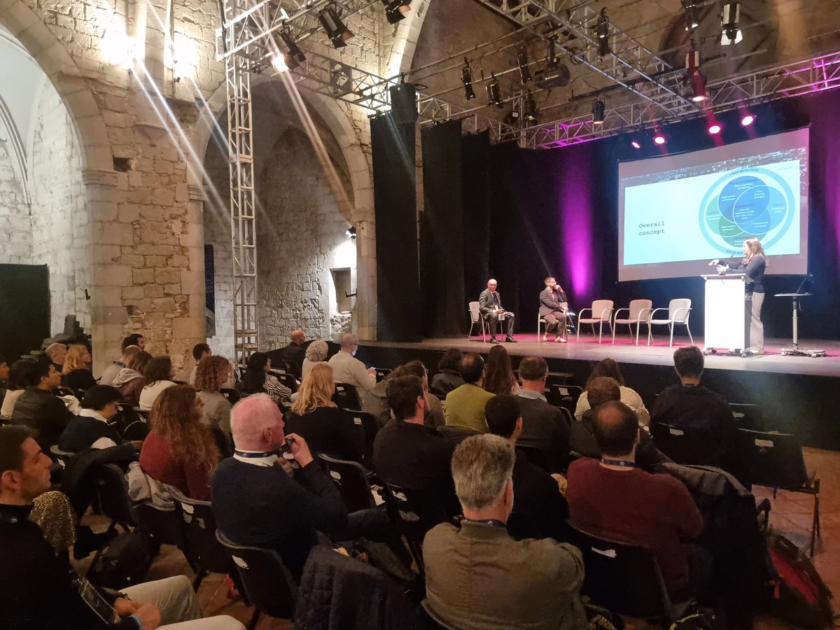 🗨Jaime Nivala, our <a href="/MultisourceEu/">MULTISOURCE 🇪🇺</a> coordinator introduces our project at the 1️⃣ st session of the event, giving an overview of the project's objectives and the results that will be demonstrated in detail at the rest of the event's sessions at #WME2025!