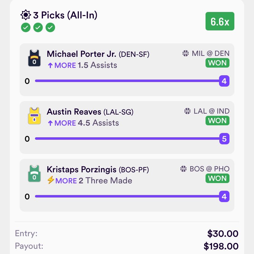 Mac_GrindNProps's tweet photo. Bang 🗣️🗣️🗣️ #nba #nbabets #gamblingx
🔥🔥🔥🔥🔥🔥🔥🔥🔥🔥🔥🔥🔥
Premium eats , #mlb is back . $20 premium entry . Tap in 🙌 #dabble #prizepicks #picken https://t.co/NMVcY2O0e8