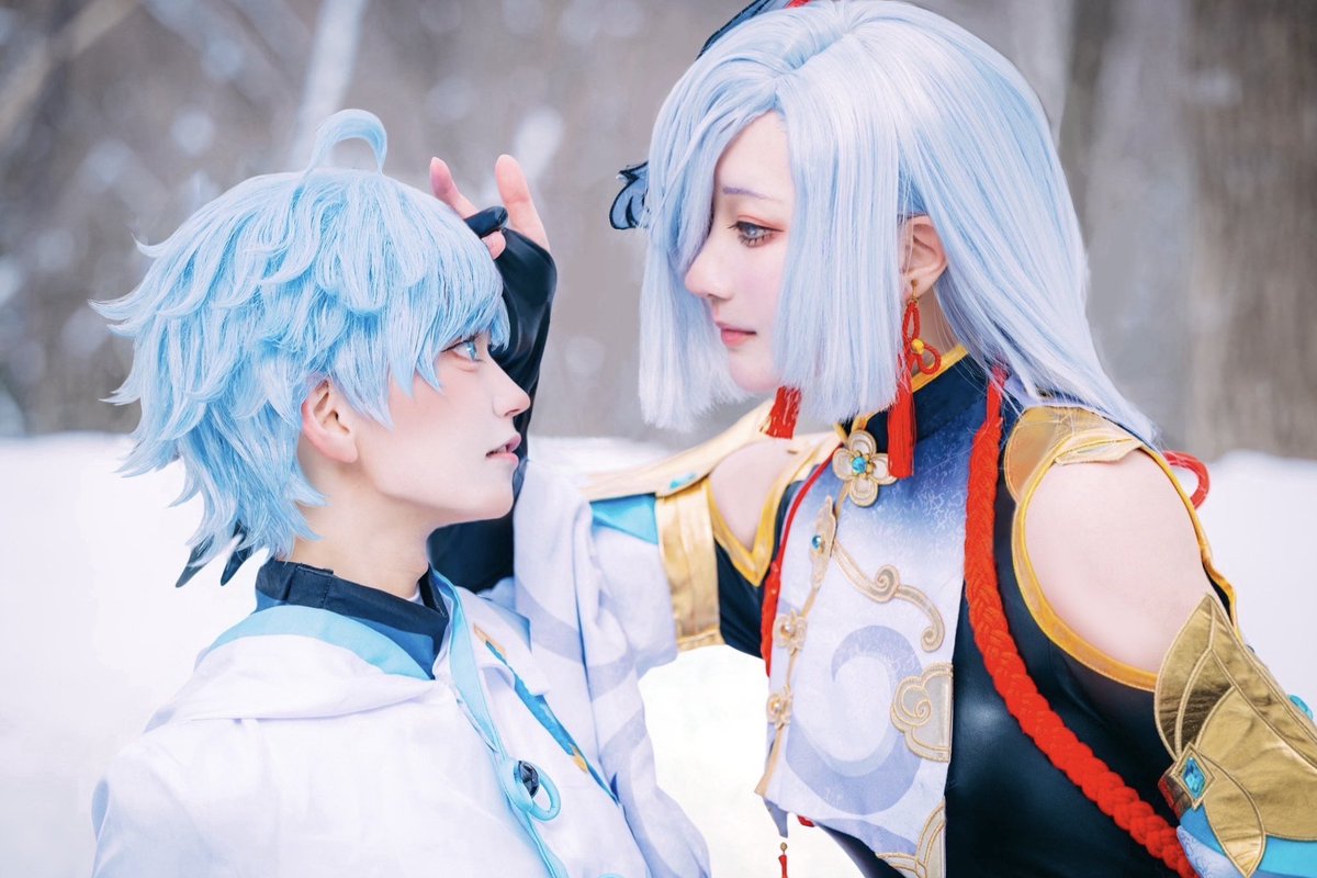 mmjr_3nn's tweet image. *cos 原神
.
『主の身体、かなり熱いようだが…
体調が優れないのか?』
.
重雲: @midoriiro_cos
申鶴: me
photo @D85010
#原神箸休め0316
#GenshinImpact