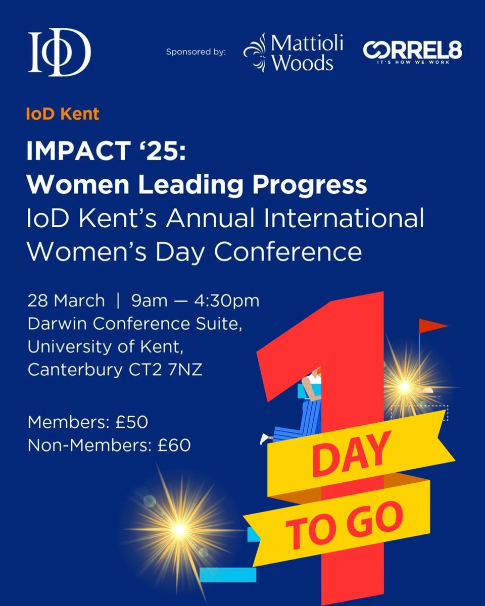 Some rooms challenge how you think. Others elevate how you lead.
This one invites you to do both on purpose, with purpose.
Come ready to connect, contribute and #accelerateaction

bit.ly/3FAt2DJ

#IMPACT25 #journorequest #IWD2025 #Leadership #access <a href="/The_IoD/">IoD</a> #IoD