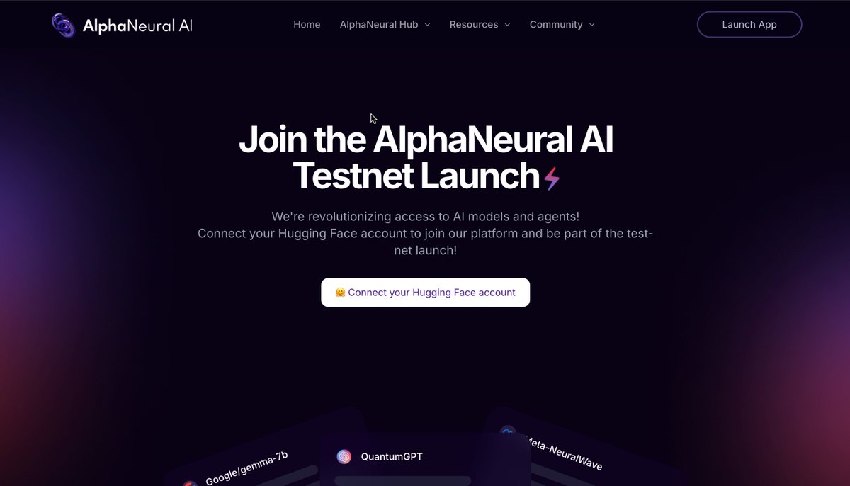 AlphaNeural AI (@alphaneural) on Twitter photo GM Alphas, Quick read ๐
๐๐๐ค๐ฌ ๐ฉ๐ค ๐๐ช๐๐๐๐จ๐จ๐๐ช๐ก๐ก๐ฎ ๐๐๐๐ฃ ๐๐ฅ ๐๐ค๐ง ๐ฉ๐๐ ๐๐๐จ๐ฉ๐ฃ๐๐ฉ
Step 1: Join Discord & Verify HF Role
๐ Join our Discord: discord.gg/N2ypkWs9G2
Go to "Verify Hugging Face"
๐ Use /connect to verify.
Step 2: Visit Testnet GM Alphas, Quick read ๐
๐๐๐ค๐ฌ ๐ฉ๐ค ๐๐ช๐๐๐๐จ๐จ๐๐ช๐ก๐ก๐ฎ ๐๐๐๐ฃ ๐๐ฅ ๐๐ค๐ง ๐ฉ๐๐ ๐๐๐จ๐ฉ๐ฃ๐๐ฉ
Step 1: Join Discord & Verify HF Role
๐ Join our Discord: discord.gg/N2ypkWs9G2
Go to "Verify Hugging Face"
๐ Use /connect to verify.
Step 2: Visit Testnet