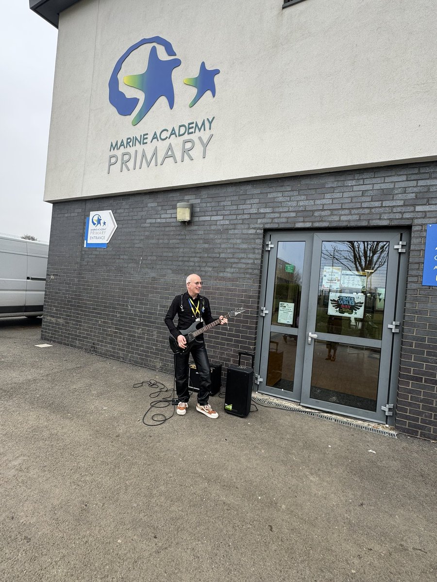 Siobhan Meredith (@siobhanmered123) on Twitter photo Two very different rock stars spotted at <a href="/MarineAcademy/">Marine Academy Primary</a> today for <a href="/TTRockStars/">Times Tables Rock Stars</a> Day! One air-guitaring their way through their times tables. The other there for the dramatic math-offs. Massive shoutout to everyone for bringing the energy, the outfits and the maths magic today. 🤘 Two very different rock stars spotted at <a href="/MarineAcademy/">Marine Academy Primary</a> today for <a href="/TTRockStars/">Times Tables Rock Stars</a> Day! One air-guitaring their way through their times tables. The other there for the dramatic math-offs. Massive shoutout to everyone for bringing the energy, the outfits and the maths magic today. 🤘