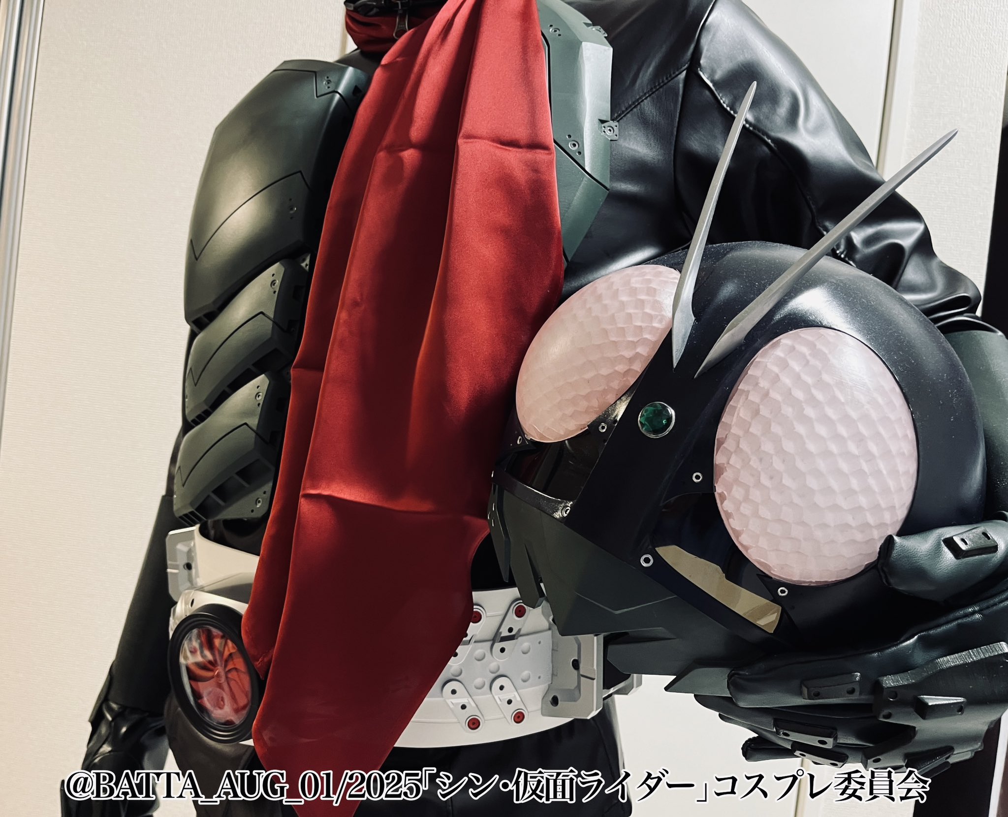 1/1 真紅のマフラー　仮面ライダー　マフラー　アトラク 　CSM コスプレ 仮面ライダー50周年記念商品 CSMタイフーン 真紅のマフラー