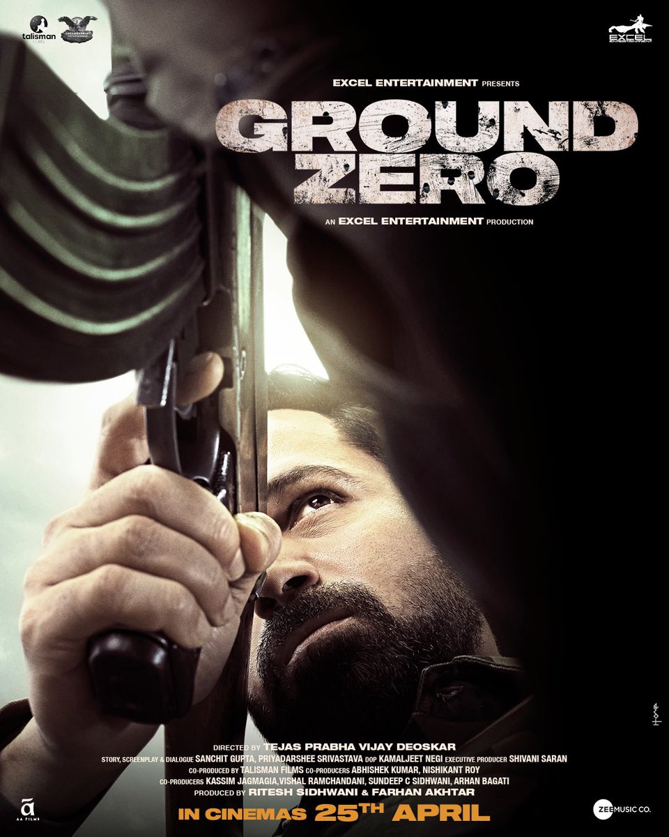 Ritesh Sidhwani (@ritesh_sid) on Twitter photo A battle fought in the shadows, now coming to light. #GroundZero teaser arrives tomorrow! #AbPrahaarHoga
<a href="/emraanhashmi/">Emraan Hashmi</a> <a href="/SaieTamhankar/">Sai</a> <a href="/zyhssn/">Zoya Hussain</a> <a href="/tejasdeoskar/">Tejas Prabha Vijay Deoskar 🇮🇳</a> <a href="/FarOutAkhtar/">Farhan Akhtar</a> <a href="/sanchit421/">Sanchit Gupta</a> <a href="/iampriyadarshee/">Priyadarshee</a> @J10kassim <a href="/vishalrr/">Vishal Ramchandani</a> #SundeepSidhwani <a href="/Sheksabhi/">Abhishek kumar</a> <a href="/Roynishikant/">Nishikant Roy</a> <a href="/IamArhanBagati/">Arhan Bagati</a> A battle fought in the shadows, now coming to light. #GroundZero teaser arrives tomorrow! #AbPrahaarHoga
<a href="/emraanhashmi/">Emraan Hashmi</a> <a href="/SaieTamhankar/">Sai</a> <a href="/zyhssn/">Zoya Hussain</a> <a href="/tejasdeoskar/">Tejas Prabha Vijay Deoskar 🇮🇳</a> <a href="/FarOutAkhtar/">Farhan Akhtar</a> <a href="/sanchit421/">Sanchit Gupta</a> <a href="/iampriyadarshee/">Priyadarshee</a> @J10kassim <a href="/vishalrr/">Vishal Ramchandani</a> #SundeepSidhwani <a href="/Sheksabhi/">Abhishek kumar</a> <a href="/Roynishikant/">Nishikant Roy</a> <a href="/IamArhanBagati/">Arhan Bagati</a>