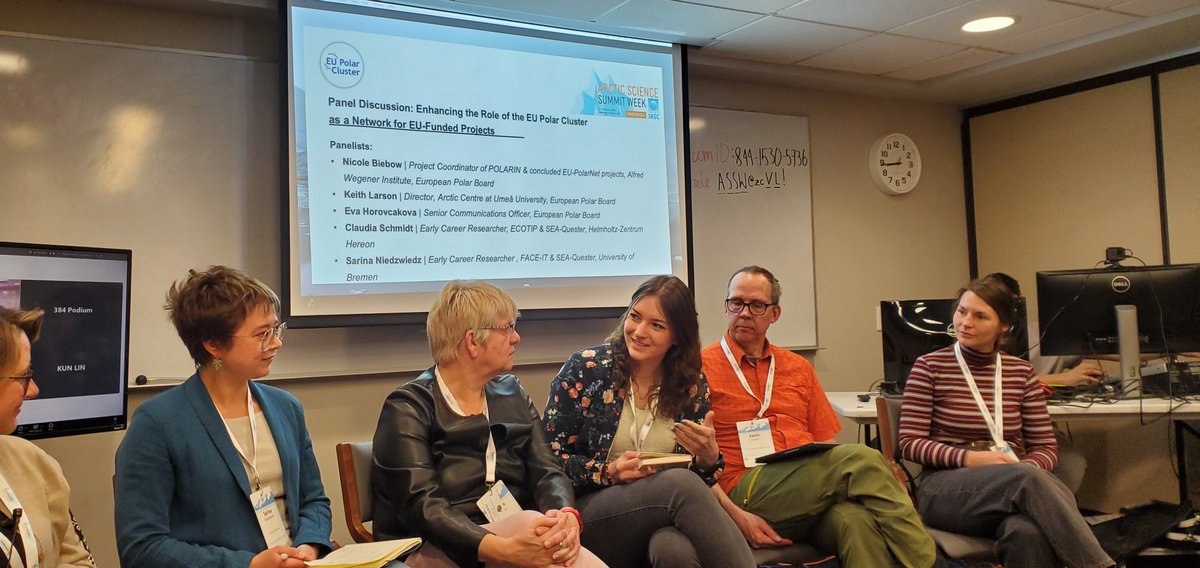 ecotiparcticEU's tweet image. SEA-Quester researchers Claudia Schmidt, Sarina Niedzwiedz and Helmuth Thomas were supporting the EU Polar Cluster and their research at  Arctic Science Summit Week (ASSW) in Boulder, Colorado. #ASSW2025 
📷 Eva Horovčáková and Maria Grigoratou