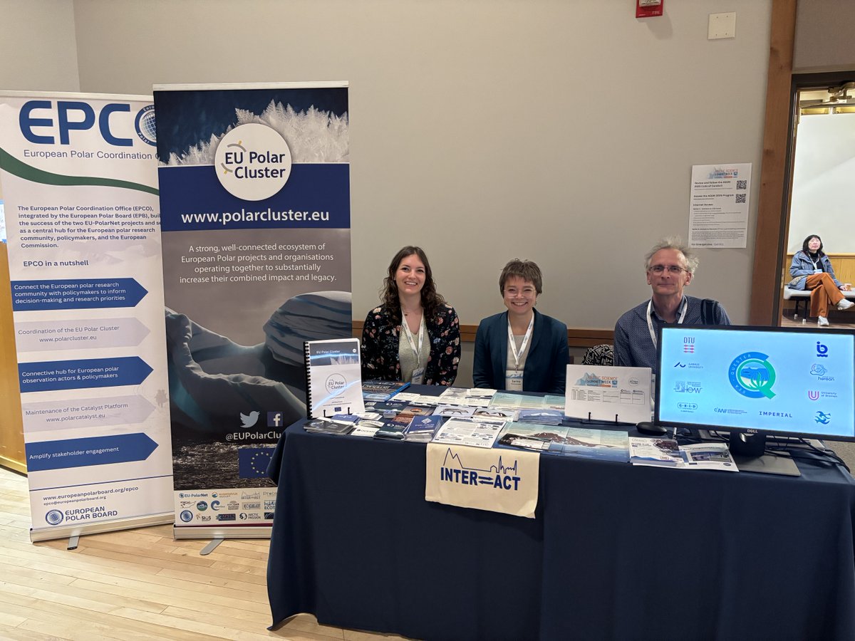 ecotiparcticEU's tweet image. SEA-Quester researchers Claudia Schmidt, Sarina Niedzwiedz and Helmuth Thomas were supporting the EU Polar Cluster and their research at  Arctic Science Summit Week (ASSW) in Boulder, Colorado. #ASSW2025 
📷 Eva Horovčáková and Maria Grigoratou