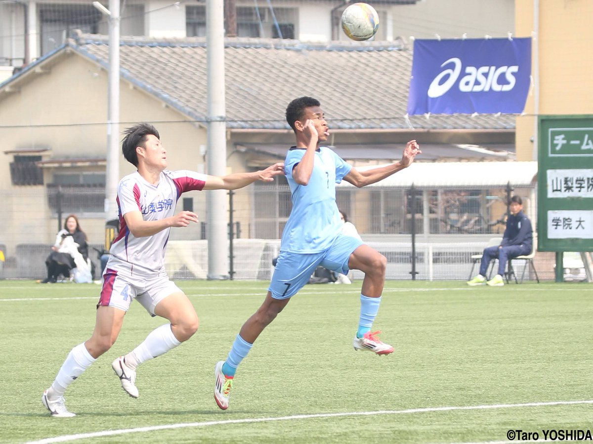 asics 山梨学院 サッカーウェア 7番 山梨学院は先頭に立って走ったMF高見啓太主将ら各選手がやるべきことを