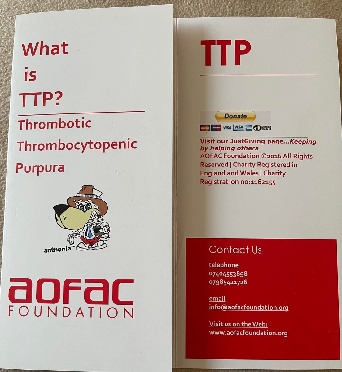 What is TTP?
“Thrombotic Thrombocytopenic Purpura (TTP): A rare, life-threatening condition …
Awareness and prompt treatment are crucial.”
#TTPAwarenessEverywhere  #TTP #TTPSurvivors #TTPWarriors  #AOFACFOUNDATION #TTP #NHS #NHSEngland #RareDisease #HowRareIsRare
#EssexUK