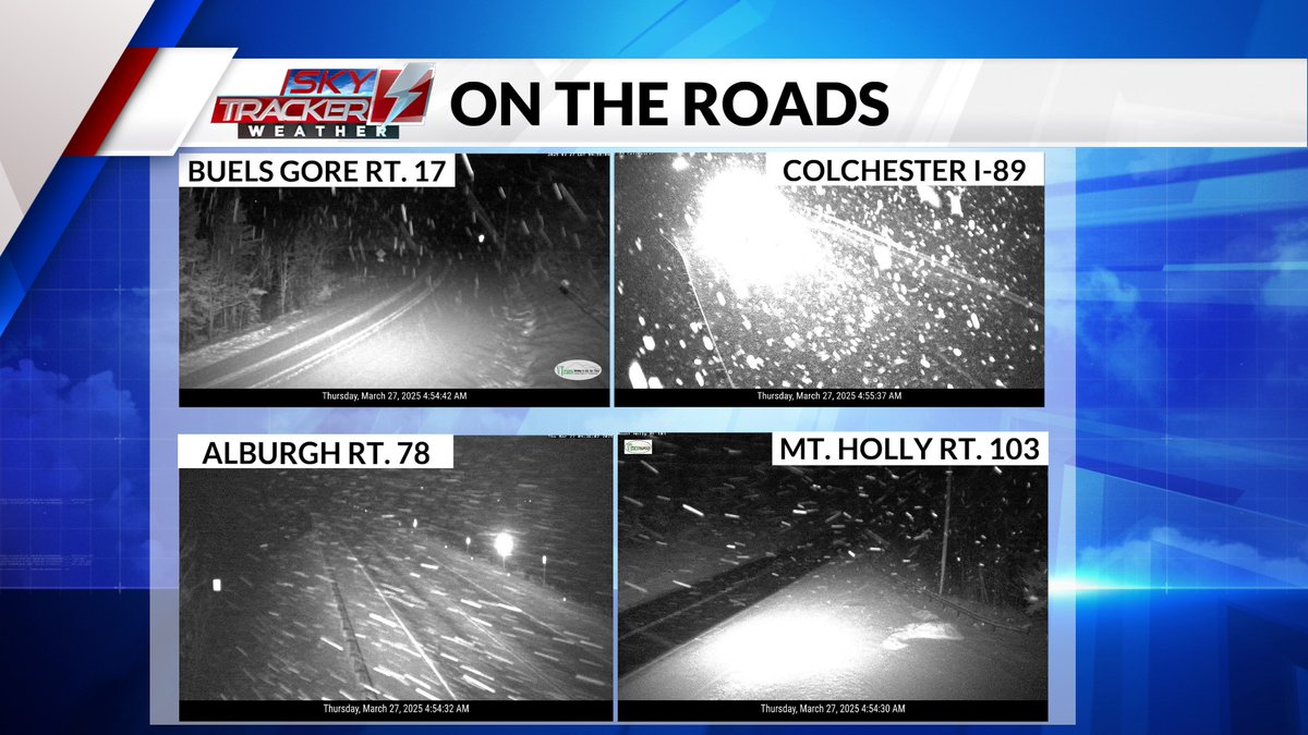 WasilenkoAlex's tweet photo. SNOWY START 🚨 before transitioning to some sunshine this afternoon. Take it easy for the morning drive, but don't forget the shades so you can enjoy the brighter moments later on.

👉 See you on #ABC22 from 5-7a for more about that incoming long duration storm.
@WVNYWFFF https://t.co/TOWDijpwkv