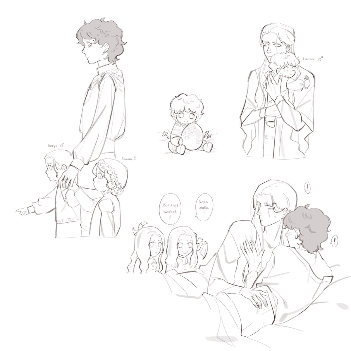 Bj_atohw's tweet image. #lucemond

Velaryon family again