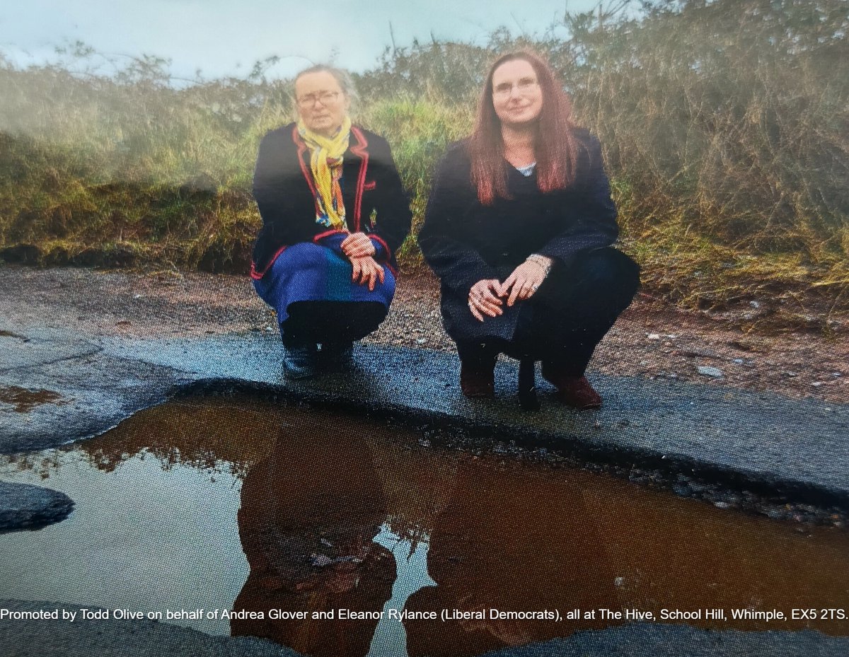EEELibDems's tweet image. Andrea Glover &amp;amp; Eleanor Rylance are the @LibDems candidates for @DevonCC election on 1st May for #StokeCanon, #Tithebarn and #UpExe.
Their priorities:
🔸Fixing our crumbiing roads
🔸Delivering for Devon&apos;s children
🔸Fixing the crisis in adult social care and our NHS