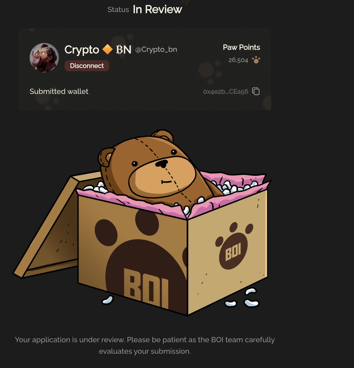 Crypto_bn's tweet photo. Let us open the box @hakikiceo 😂

Can't wait for the $BOI https://t.co/KOhlLP1hf1