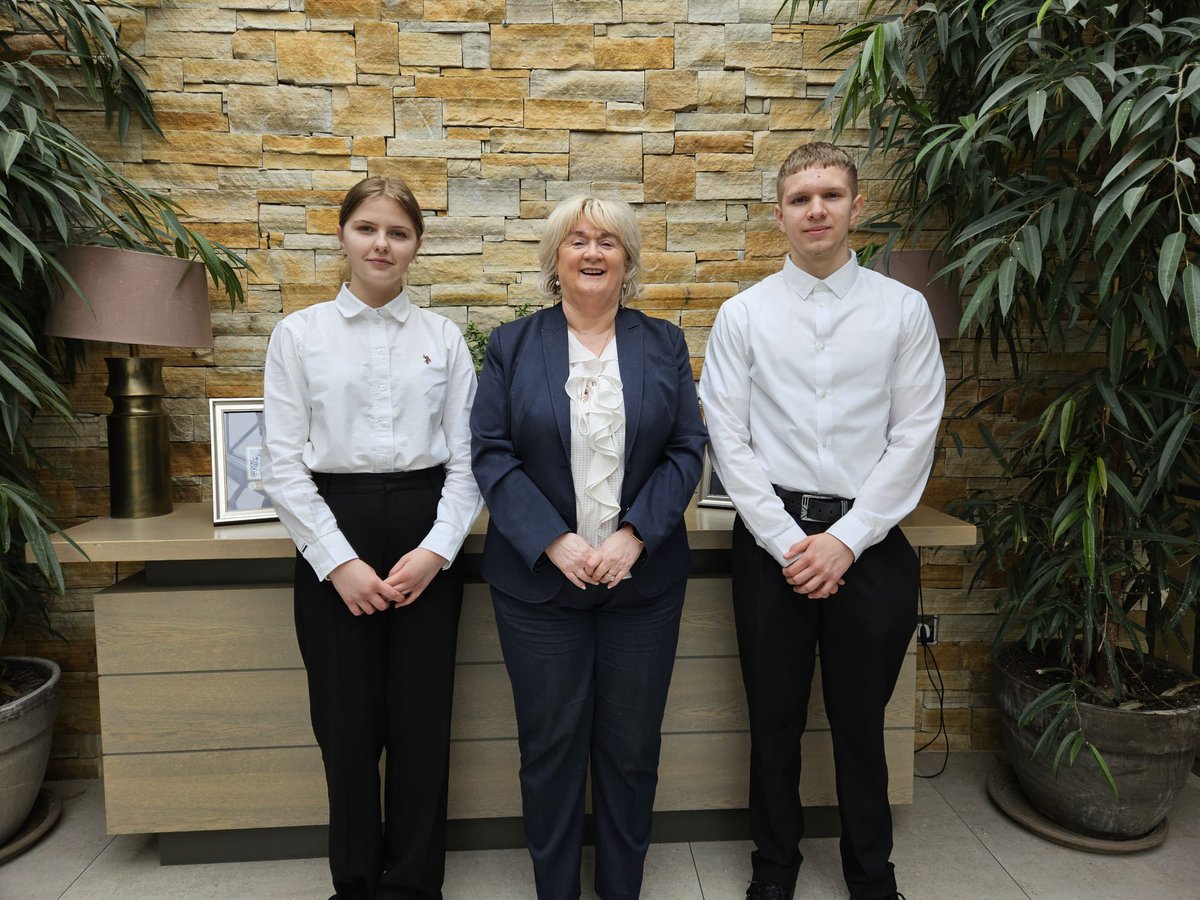 Yesterday we said goodbye to our international students Roman Zimmermann and Angelina Widowski who joined us as part of the Erasmus programme which brings students to Ireland to improve their Engl
Roman and Angelina both from Germany were wonderful ambassadors for the programme
