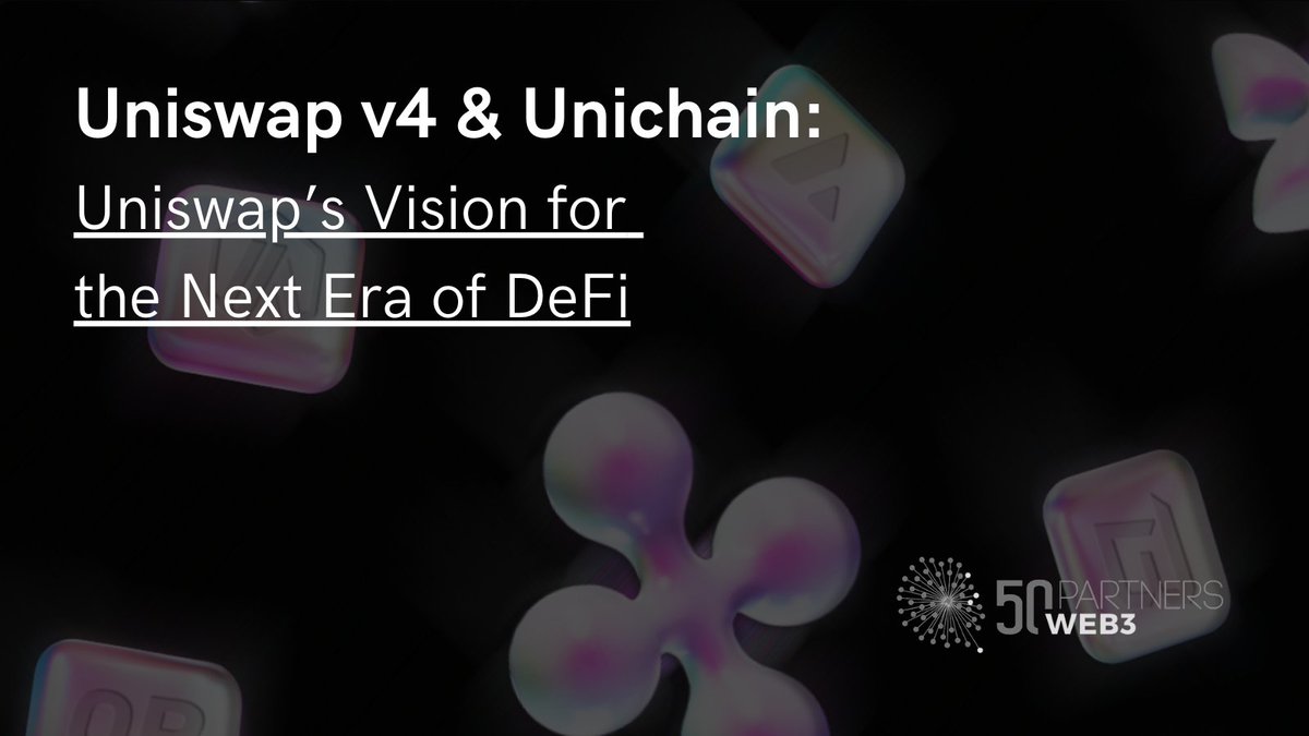 1/ Is <a href="/Uniswap/">Uniswap</a> Actually Shaping the Future of DeFi? 🦄

In recent months, we’ve seen major updates with Uniswap V4, Unichain, and exciting cross-chain features. It's time to take a step back and review where things stand.

A thread 👇