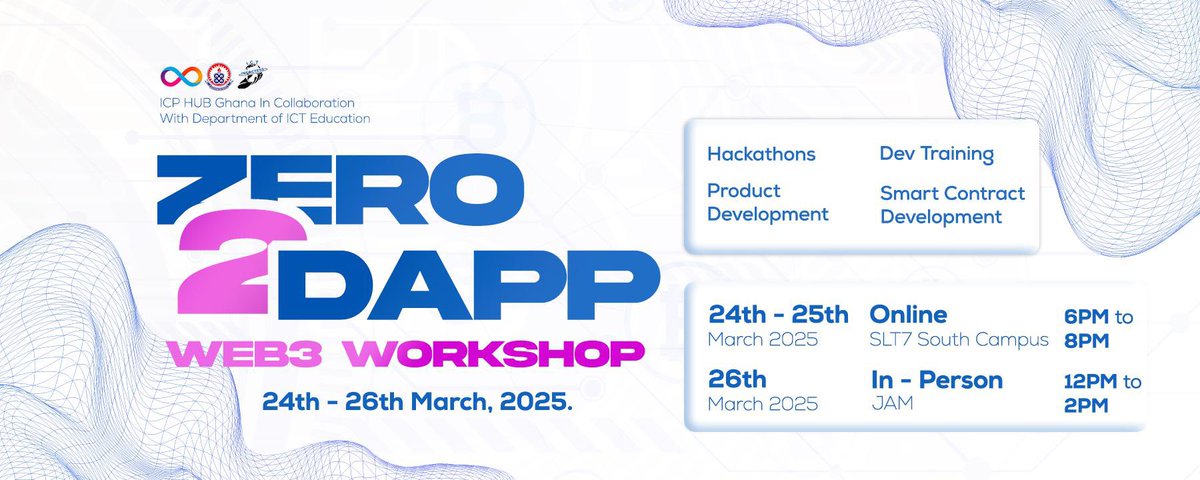 infoctess_uew's tweet image. A huge shoutout to @icphub_GH and @infoctess_uew for making this transformative experience possible! 💡 #ZeroDapp #Web3Workshop #ICPHubGhana #TechInnovation #SmartContracts #ProductDevelopment