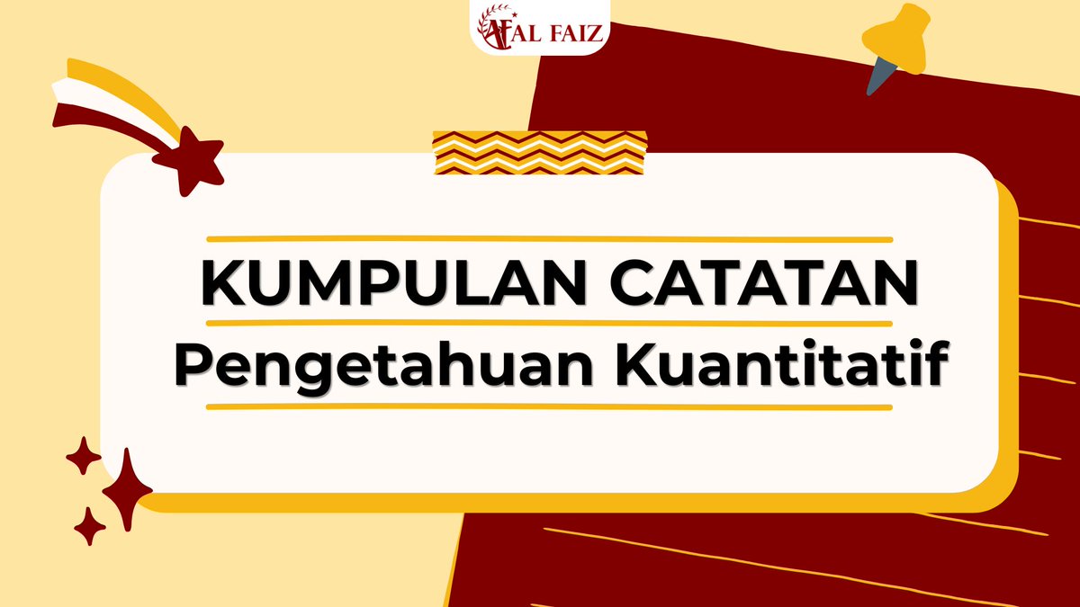 Halo Para Pejuang SNBT 2025!

Aku mau bagi-bagi catatan Pengetahuan Kuantitatif nih buat kalian semua. Semoga membantu kalian buat persiapan UTBK 2025 ya. Semangattt🔥

-- A thread
