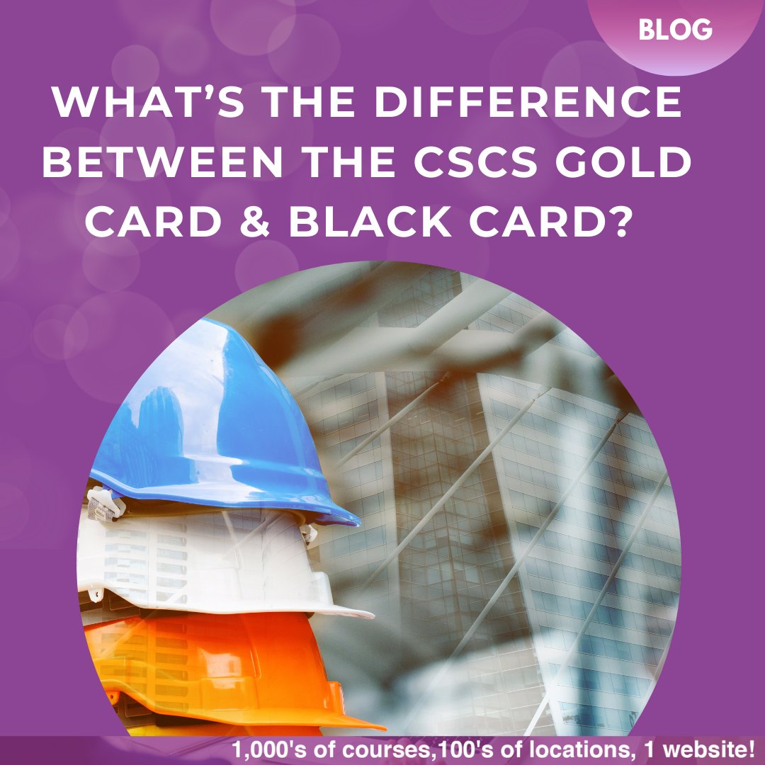BookMyCourseLtd's tweet image. #CSCSCards If you&apos;re working in construction, knowing the difference between the #CSCS Gold and CSCS Black cards is key for career progression. 

Our latest blog will help you tell you the difference:
bookmycourse.co.uk/articles/under…