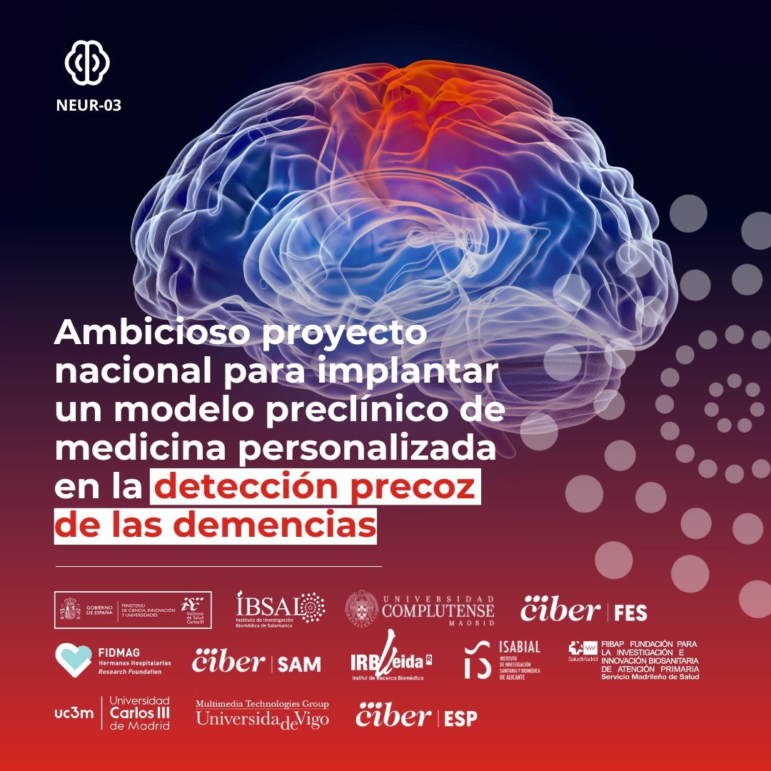 🔬🧠 El <a href="/IBSAL_IIS/">IBSAL</a> lidera un ambicioso proyecto de medicina personalizada para la detección precoz del deterioro cognitivo.

La clave está en un modelo predictivo basado en datos clínicos, genómicos y conductuales.

📰 Lee la noticia entera: ibsal.es/medicina-perso…