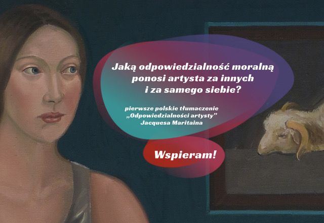 teologiapol's tweet photo. 🔴 Wydaj z nami „Odpowiedzialność artysty” Jacques'a #Maritain.a! 
 To będzie 3 tom serii #NamalowaćKatolicyzmOdNowa !
#TakieMamyPlany, ale bez Państwa wsparcia się nie uda ↘️
https://t.co/1G13BWFe2D https://t.co/sDAGUV0MG0