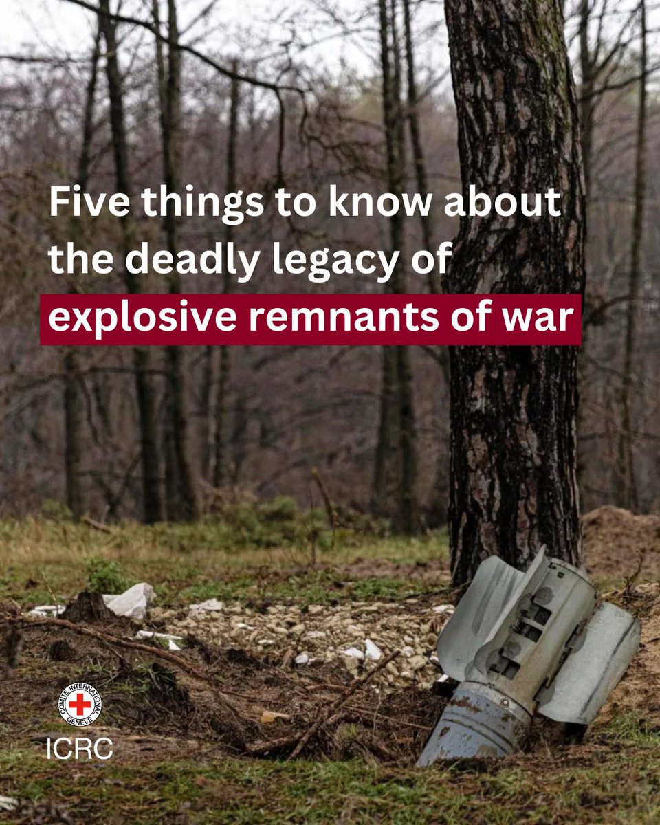 Long after the guns fall silent, the explosive remnants of war remain. Landmines, unexploded shells &amp; missiles can explode unexpectedly, killing &amp; maiming civilians.

Under #IHL, what must states do to counter this deadly legacy of conflict?

➡️ ms.spr.ly/6015qieSl