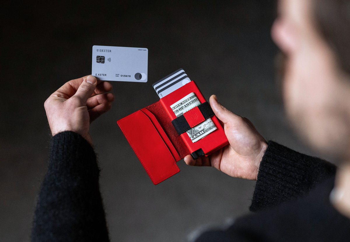 New Drop Alert ⚠️ Meet the Ekster Wallet Pro. Featuring a slimmer design made from Italian Vachetta leather and recycled aluminum, bigger card capacity, new add-ons, and a lifetime warranty—it’s the evolution of an icon. #WalletPro