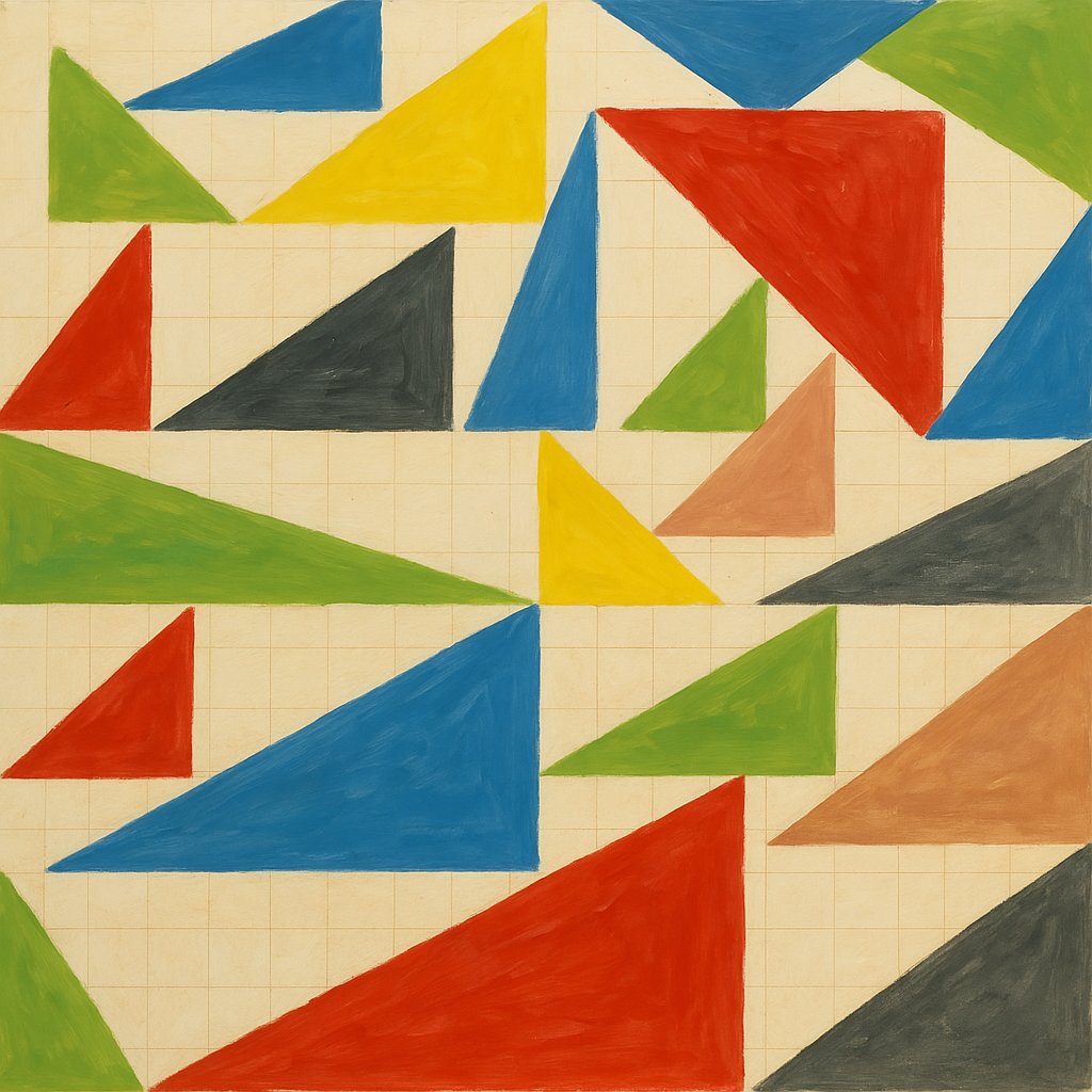 alirezashayeste's tweet photo. "Embracing the bold beauty of geometric expression. Every triangle, every color has its own story to tell. 🌈✨ #ArtOfShapes #ColorExplosion #GeometricArt #CreativeVibes" https://t.co/MzJMg8wrPT