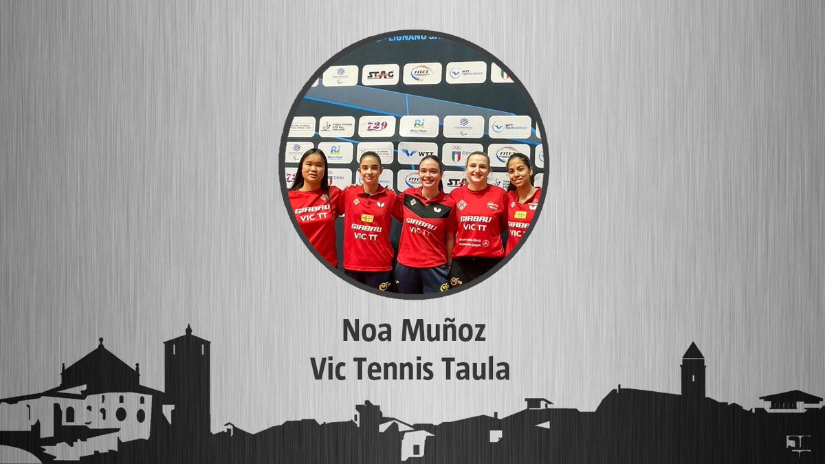 vic_esport's tweet photo. Nit de l'Esport Vigatà 2025 
Dijous 27 de març

Nominades a MILLOR TÈCNIC:

- Noa Muñoz del @Vic_tennistaula 
- Maria Sardiné i Anna Creus del @GimnasticVic 
- Roger Esteve de la @CA_Vic_1929 

#NitEsportVic2025 #FestaEsportVic https://t.co/4ttqUBXjQg