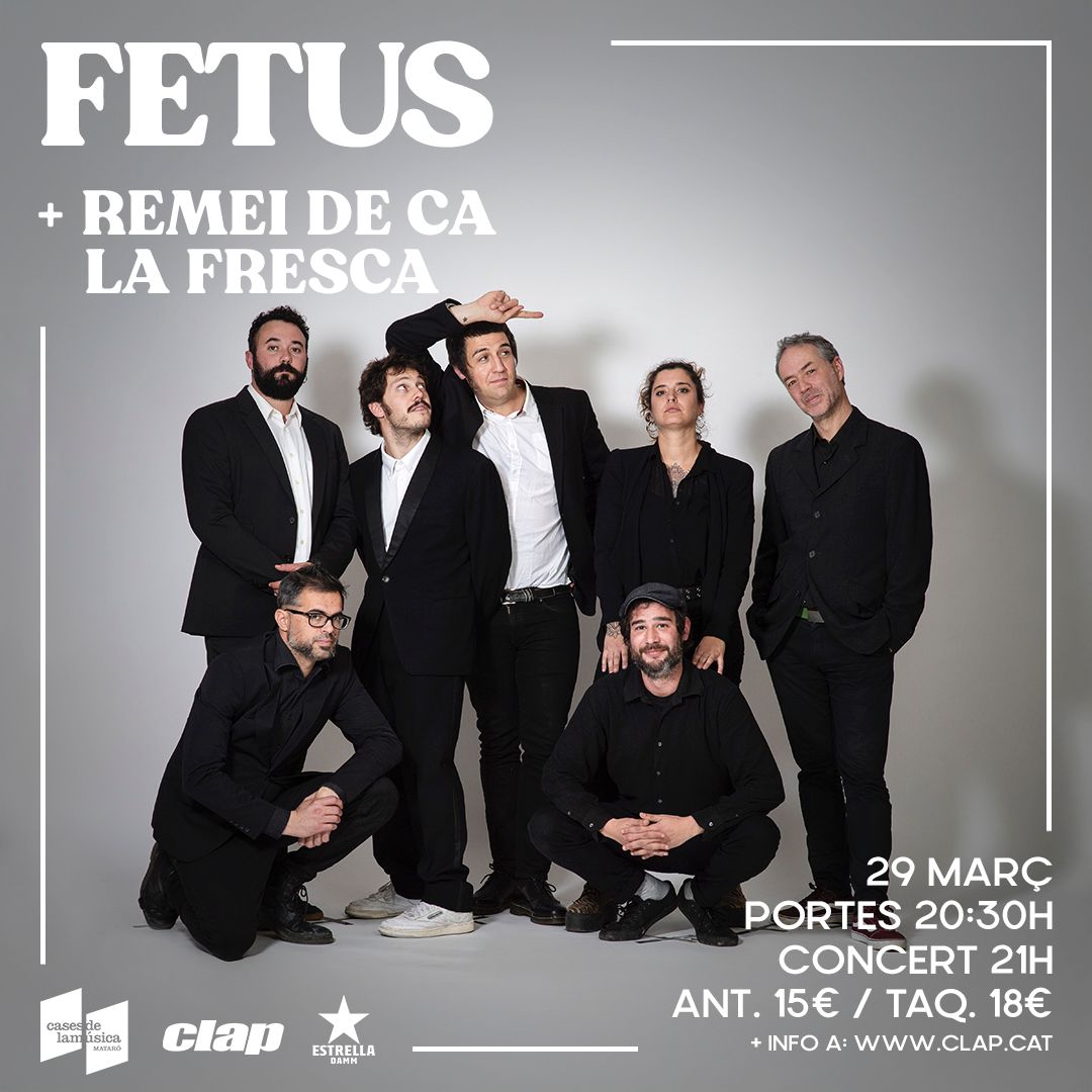 Bankrobber (@bankrobberbcn) on Twitter photo MATARÓ! DISSABTE!
Conjunció astral a la vista a la <a href="/salaclap/">Clap Mataró</a>:
@somfetus presentant "Càntir nou fa aigua fresca"
i <a href="/remeifresca/">Remei de Ca la Fresca</a> celebrant "L'ham de la pregunta"
Resum: això és imperdible.
Entrades aquí: entradas.codetickets.com/entradas/fetus… MATARÓ! DISSABTE!
Conjunció astral a la vista a la <a href="/salaclap/">Clap Mataró</a>:
@somfetus presentant "Càntir nou fa aigua fresca"
i <a href="/remeifresca/">Remei de Ca la Fresca</a> celebrant "L'ham de la pregunta"
Resum: això és imperdible.
Entrades aquí: entradas.codetickets.com/entradas/fetus…