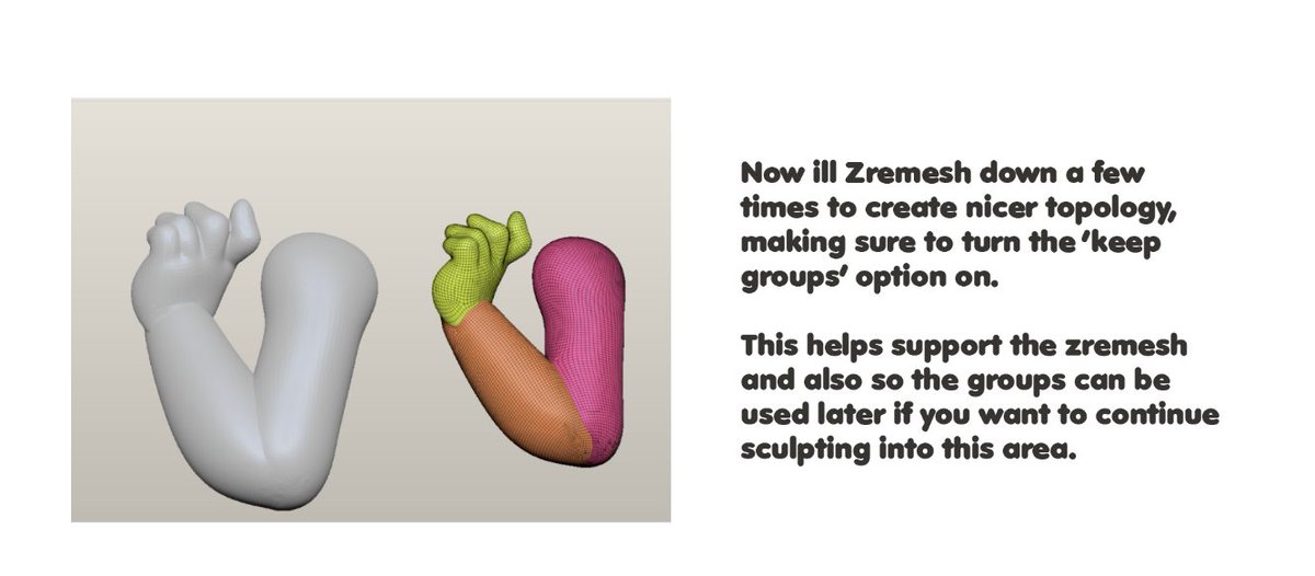 Remanance's tweet image. Lil guide of how I usually merge things together to keep detail + nice topology