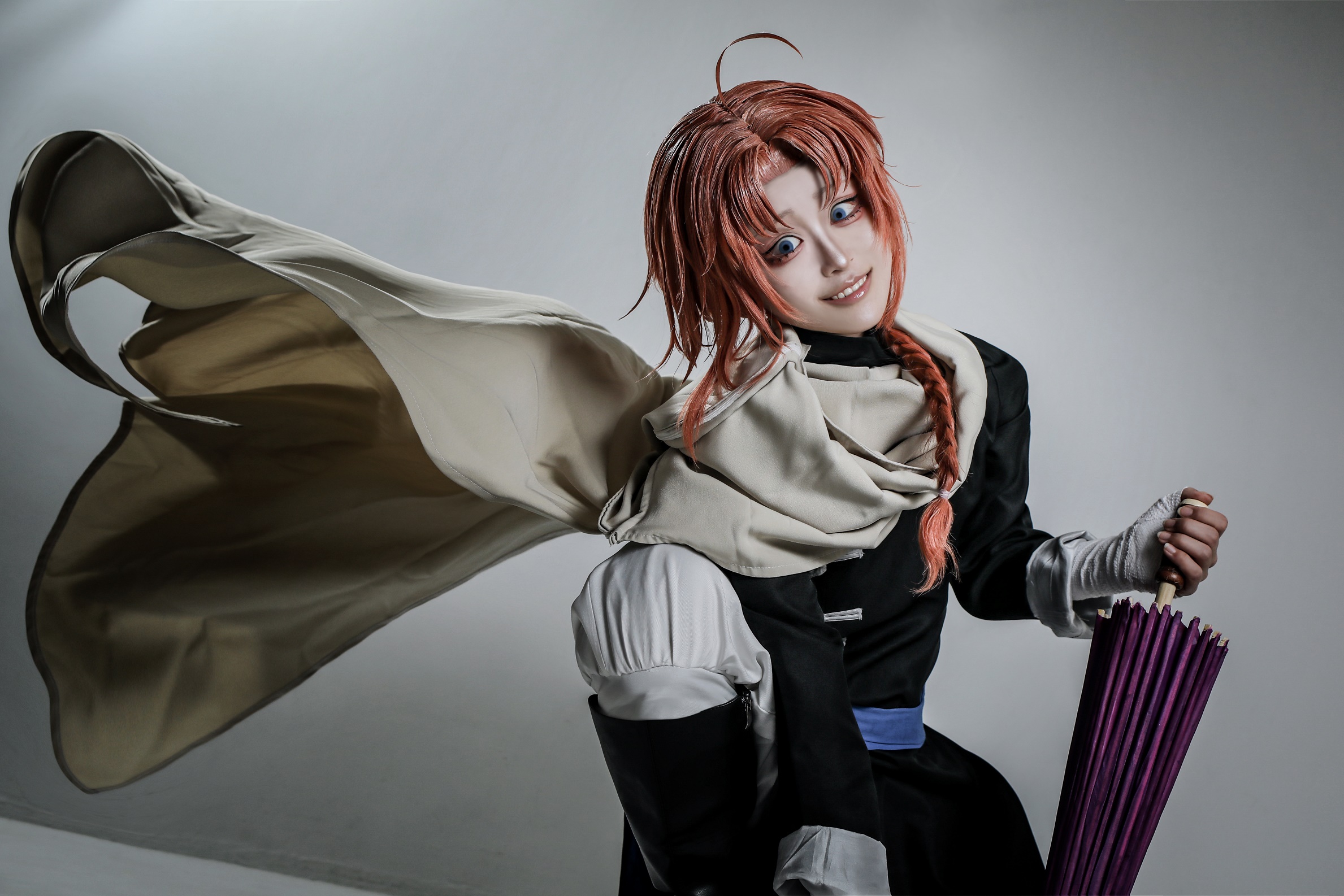 xd614工場直販 高品質 実物撮影 銀魂 神威 夜兎 コスプレ衣装