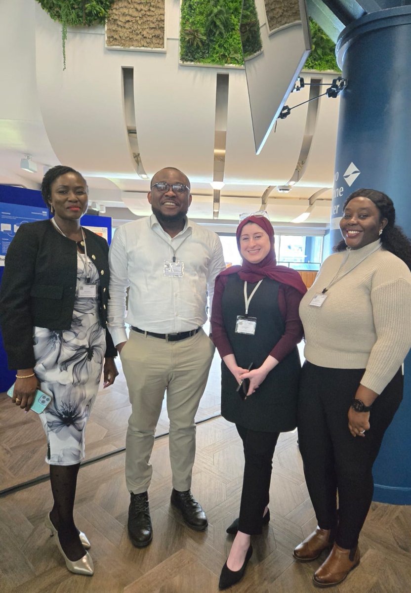 Please see pictured below,  Higher Resident Doctors', Adeola Adeyemi, Obumneme Chinweuba , Olubunmi Olure, and CT3 Resident Doctor, Dr Maham Zahid, who attended the KSS Resident Annual Conference on 18th March 2025 at the Amex Stadium Brighton, with some presenting posters. 👏