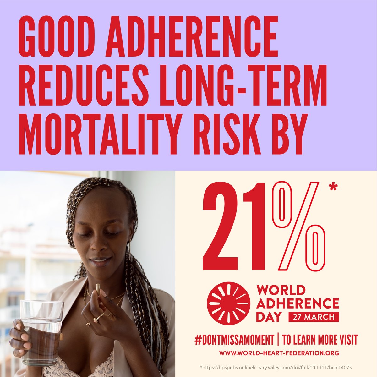 🌟✨ Today, we celebrate #WorldAdherenceDay! 
Non-adherence contributes to millions of preventable deaths every year—especially in low- and middle-income countries, where access to care and affordability are major barriers. 
Learn more visit 🔗 f.mtr.cool/fpxacnngga