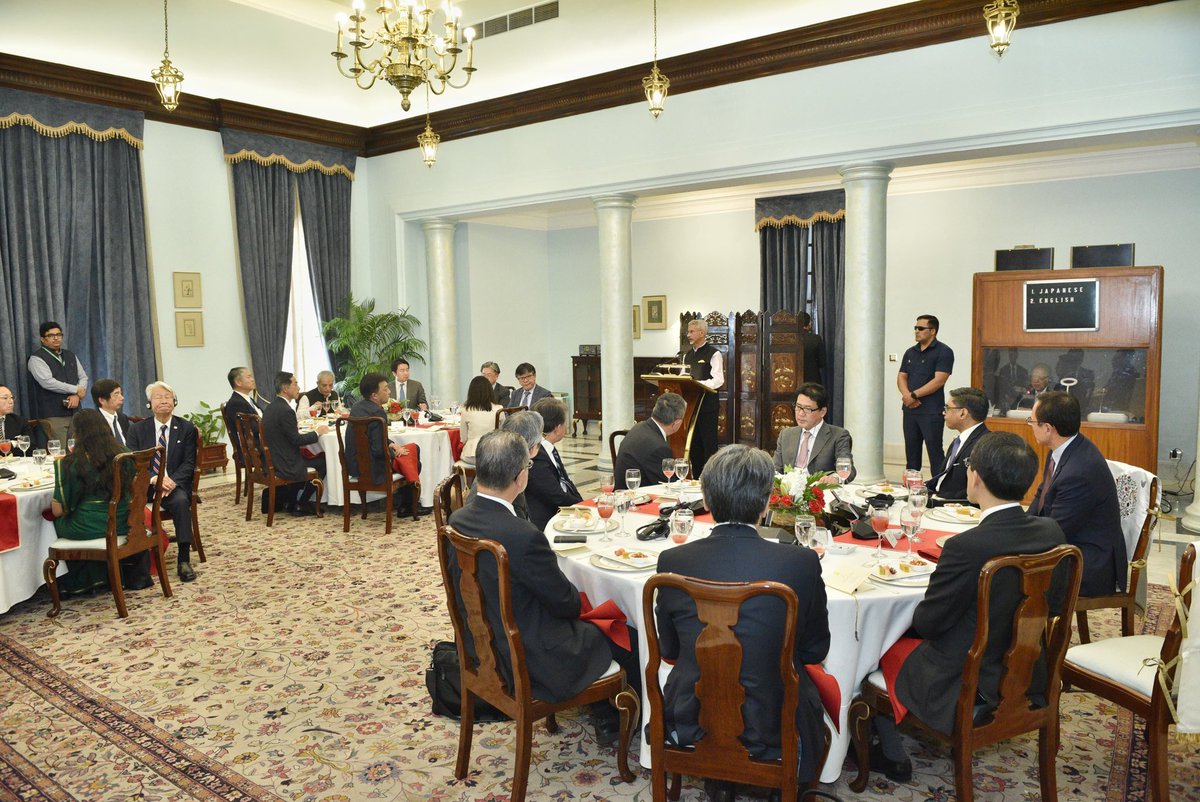 Dr. S. Jaishankar (@drsjaishankar) on Twitter photo Delighted to host Japan Association of Corporate Executives <a href="/KeizaiDoyukai/">ć
Źçç€ŸćŁæłäșșăç”æžććäŒ</a> delegation led by Chairperson Takeshi Niinami today in Delhi.
Noted their positive takeaways from this visit to India. Shared the India Story of the transformation underway in governance, infrastructure Delighted to host Japan Association of Corporate Executives <a href="/KeizaiDoyukai/">ć
Źçç€ŸćŁæłäșșăç”æžććäŒ</a> delegation led by Chairperson Takeshi Niinami today in Delhi.
Noted their positive takeaways from this visit to India. Shared the India Story of the transformation underway in governance, infrastructure