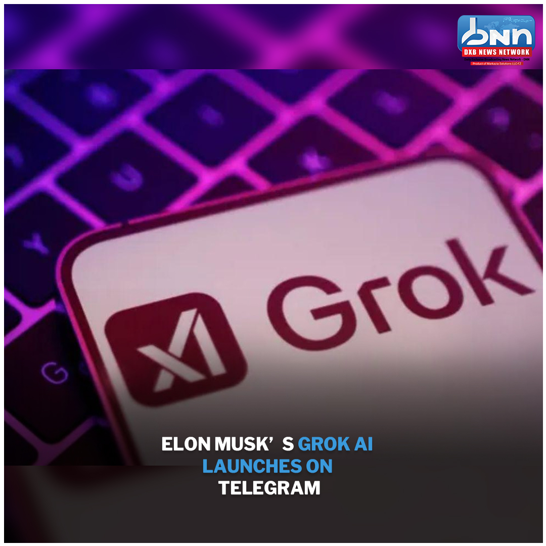 dxbnewsnetwork's tweet image. Elon Musk&apos;s Grok AI has landed on Telegram! The future of AI-powered chats just got even better. Are you ready to try it?
.
.
#GrokAI #ElonMusk #TelegramAI #ArtificialIntelligence #TechNews #AIChatbot #dxbnewsnetworkdnn #bestnewschanneldubai