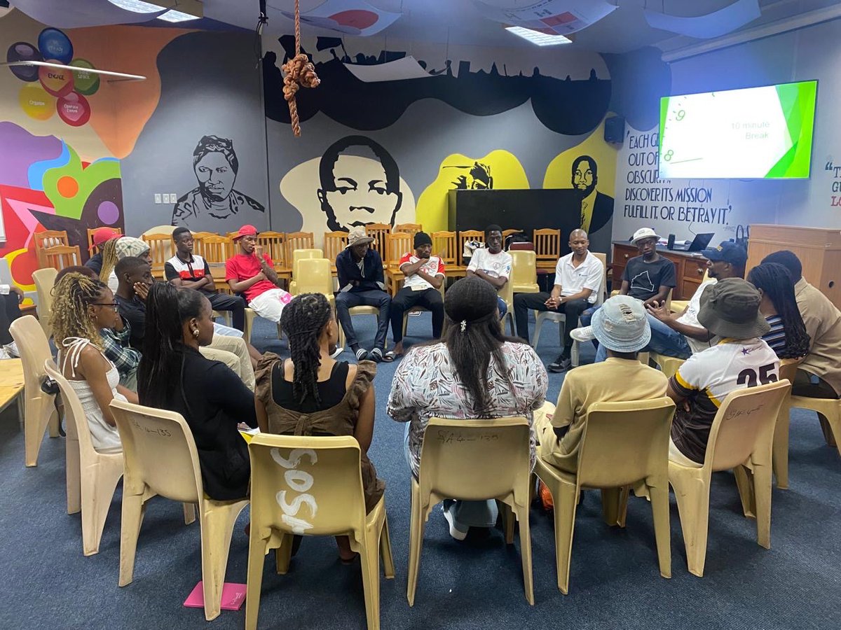 Sharing stories that connect us with the youth at TUT, PTA West campus. 

I was pleased to see the young men take to invitation to share while the girls mostly asked questions and listened because they believe men and boys don’t talk so this was their opportunity to be heard.