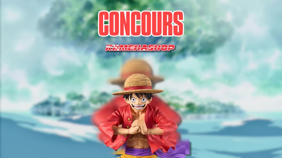 ShopKameha's tweet photo. 🎉 JEU CONCOURS – TENTE DE GAGNER UNE FIGURINE GRANDISTA DE LUFFY ! 
Pour participer, c’est simple :
 Like cette publication
 Abonne-toi
 Identifie 1 amis fans de One Piece en commentaire
 Fin du concours et tirage au sort : Jeudi 3 mars 
 #Kamehashop #Concours #OnePiece #Luffy https://t.co/xgdjnid7En