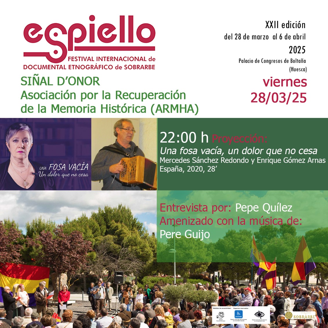 ¡Este viernes inauguramos #Espiello por todo lo alto! Os dejamos la programación en estos carteles. ¡Nos vemos en #Boltaña!